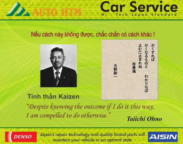 CHA ĐẺ TAIICHI OHNO TẠO RA  HỆ THỐNG SẢN XUẤT TOYOTA